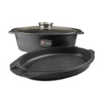 تابه مرغ پز سه تیکه ام جی اس گرانیت مدل ایتالیا B