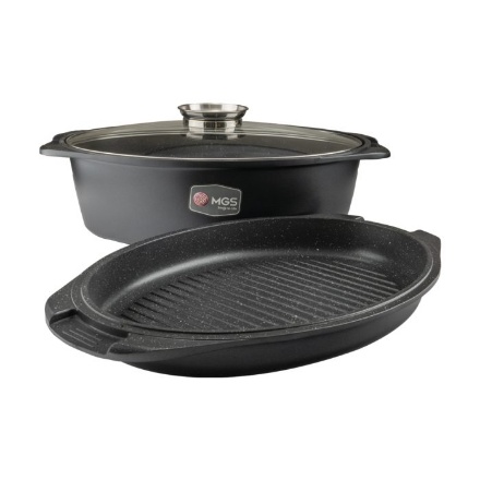 تابه مرغ پز سه تیکه ام جی اس گرانیت مدل ایتالیا B