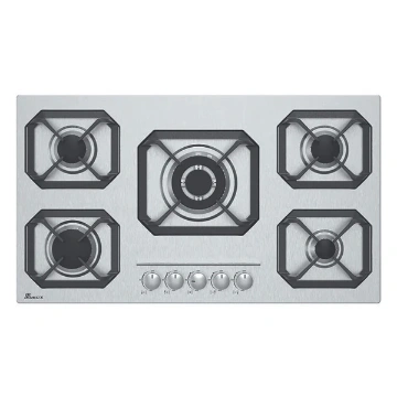 اجاق گاز صفحه ای پنج شعله بیمکث مدل MG5075