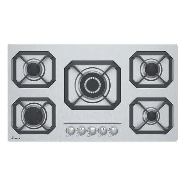 اجاق گاز صفحه ای پنج شعله بیمکث مدل MG5075