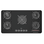 اجاق گاز صفحه ای پنج شعله بیمکث مدل ۲۱۰۶