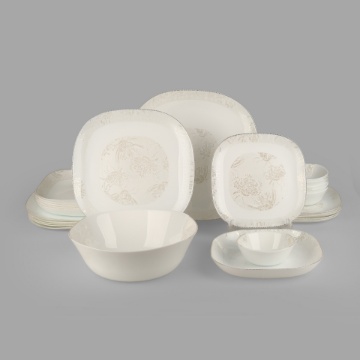 سرویس آرکوپال 26 پارچه لنوکس مدل مربع کورل لورکس بژ