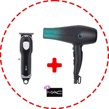 سشوار مک استایلر مدل 6826M به همراه هدیه ماشین اصلاح مک استایلر مدل MC-5804