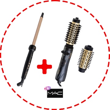 سشوار چرخشی مک استایلر مدل MC-۶۶۲۵ به همراه هدیه حالت دهنده مک استایلر مدل 3339