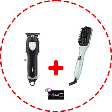 برس حرارتی کراتینه مک استایلر مدل MC ۲۹ به همراه هدیه ماشین اصلاح مک استایلر مدل MC-5804