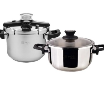 زودپز دوقلو 4+6 لیتری ام جی اس کد PC546