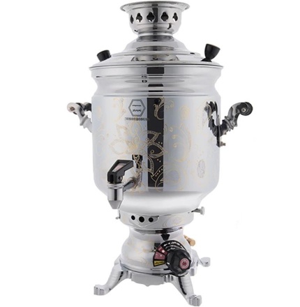 سماور گازسوز زمردیان مدل GTM-200 ظرفیت 8 لیتر 