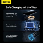 پایه نگهدارنده و شارژر بی سیم باسئوس مدل SUDD000001