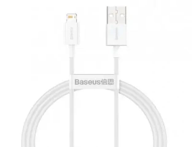 کابل شارژ USB به لایتنینگ باسئوس مدل Superior Series Data Cable CALYS-A02 طول 1 متر