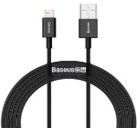 کابل شارژ USB به لایتنینگ باسئوس مدل Superior Series Data Cable CALYS-A02 طول 1 متر	