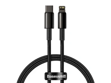 کابل تبدیل USB-C به لایتنینگ باسئوس سری Tungsten Gold Fast مدل CATLWJ-01 طول 1 متر