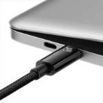 کابل تبدیل USB-C به USB-C باسئوس سری Tungsten Gold Fast مدل CAWJ040001 طول 1 متر