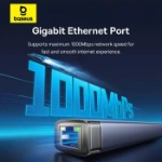 هاب 4 پورت USB 3.0 باسئوس مدل UltraJoy Series 4 BS-OH109