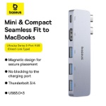 هاب 5 پورت USB-C باسئوس مدل UltraJoy Series BS-OH180