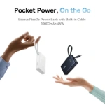 پاوربانک باسئوس مدل PicoGo 45W ظرفیت 10000 میلی آمپر ساعت