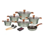 سرویس قابلمه 14 پارچه کاندید مدل K تیتانیوم با درب T