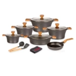 سرویس قابلمه 14 پارچه کاندید مدل K تیتانیوم با درب T