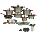 سرویس قابلمه 28 پارچه کاندید تیتانیوم با درب T