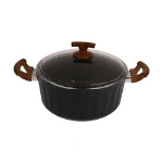 سرویس قابلمه 11 پارچه اویز مدل الیپس رنگ مشکی