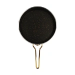 سرویس پخت و پز 11 پارچه اویز پلاس مدل ماریا دسته طلایی