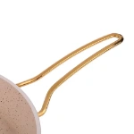 سرویس پخت و پز 11 پارچه اویز پلاس مدل ماریا دسته طلایی