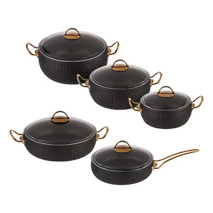 سرویس قابلمه 10 پارچه فورج مدل SELIN