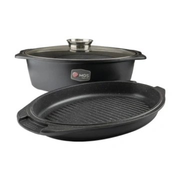 تابه مرغ پز سه تیکه ام جی اس گرانیت مدل ایتالیا B