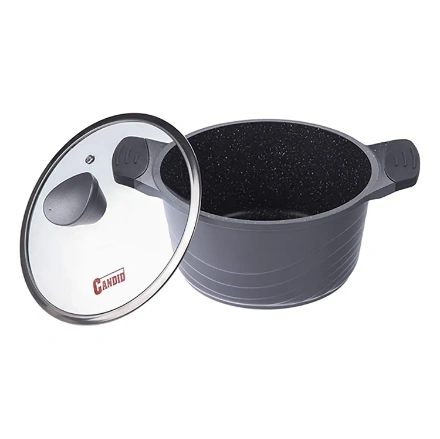 قابلمه گرانیت کاندید مدل اوشن 20-H رنگ دودی