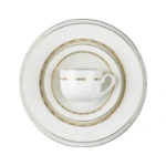 سرویس ایتالیا اف 102 پارچه چینی زرین مدل هدیه طلایی درجه عالی