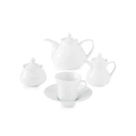 سرویس چای خوری 18 پارچه شهرزادچینی زرین زرین درجه 3