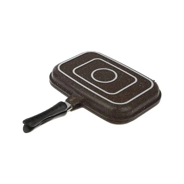 تابه رژیمی کاندید مدل مستطیل سایز ۳۴ رنگ قهوه‌ای