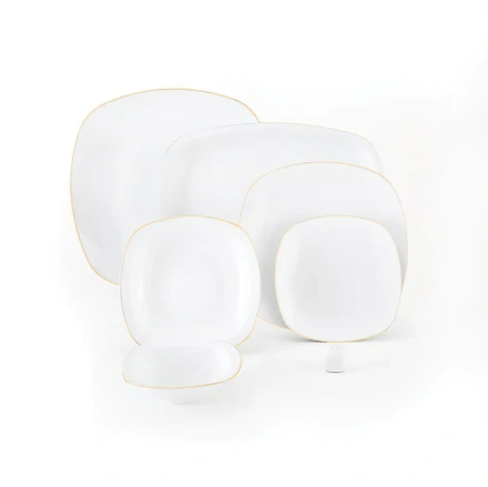 سرویس کواترو 27 پارچه چینی زرین مدل زرین درجه عالی