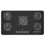 اجاق گاز صفحه ای پنج شعله بیمکث مدل ۲۱۰۶