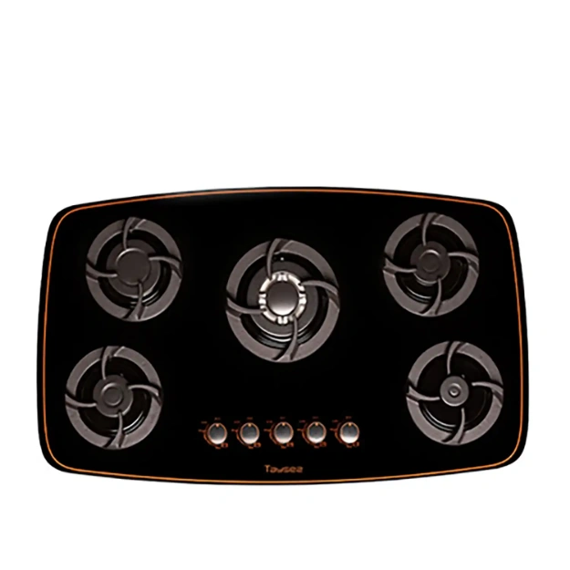 اجاق گاز صفحه‌ای تایسز مدل 1910-TBG5 رنگ مشکی
