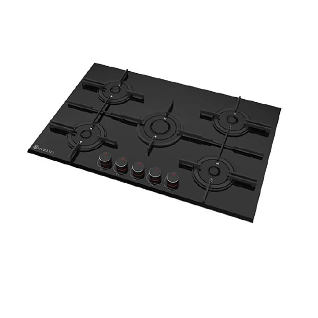 اجاق گاز صفحه‌ای مورانو مدل HG591 رنگ شیشه مشکی