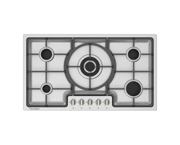 اجاق گاز صفحه‌ای تایسز مدل 1805-TBS5 رنگ استیل