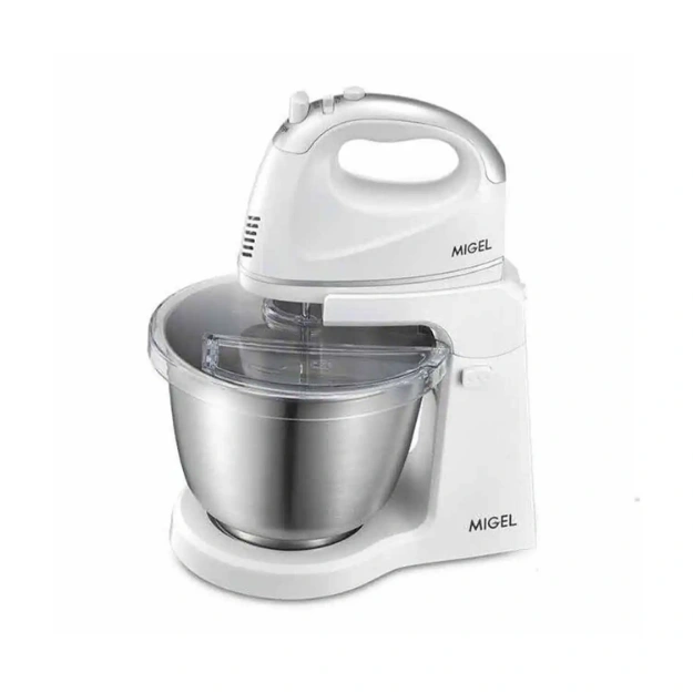 همزن کاسه دار میگل مدل GMB 251 WS رنگ سفید سیلور