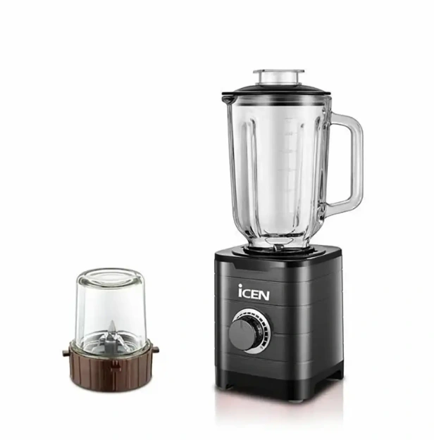 آسیاب مخلوط کن آیسن مدل IE-B218 - رنگ مشکی نقره‌ای