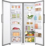 یخچال و فریزر دوقلو ال جی مدل GC-F411EQDM GC-B414EQFM نقره ای