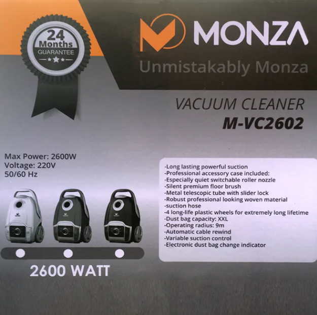 جارو برقی مونزا VC 2602