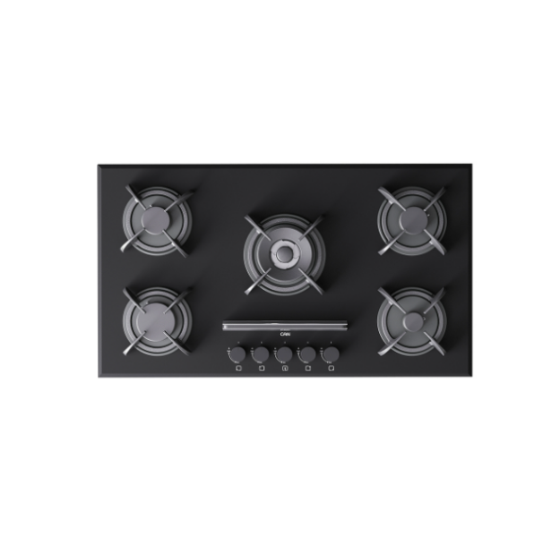 اجاق گاز شیشه ای 5شعله کن مدل IG8503