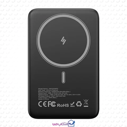 خرید پاور بانک انرجایزر مدل QM10006PQ ظرفیت 10000 میلی آمپرساعت