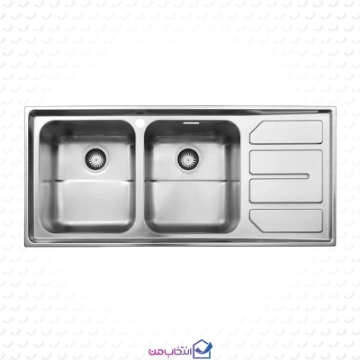 سینک توکار استیل البرز مدل 763 