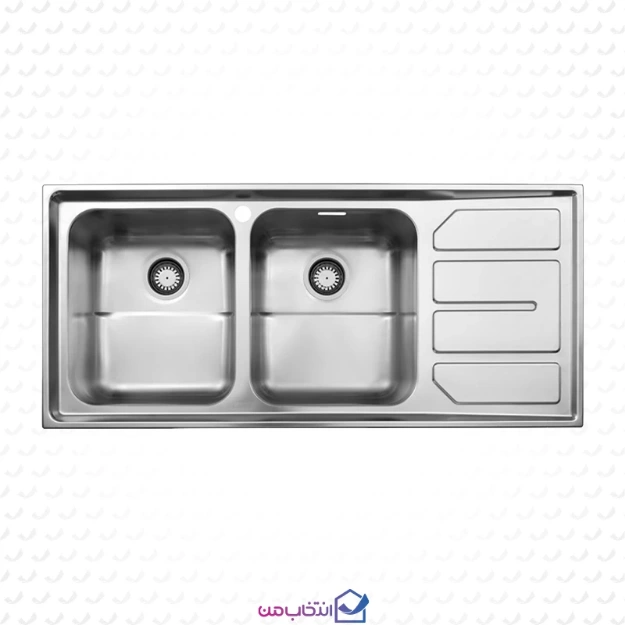سینک توکار استیل البرز مدل 763 
