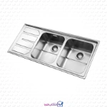 خرید اقساطی سینک توکار استیل البرز مدل 763 