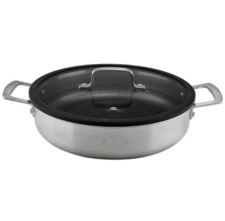  تابه دو دسته استیل کف لیزری ام جی اس مدل PS3131 