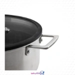 خرید تابه دو دسته استیل کف لیزری ام جی اس مدل PS3130