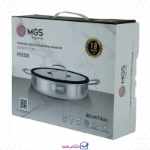 خرید اقساطی تابه دو دسته استیل کف لیزری ام جی اس مدل PS3130