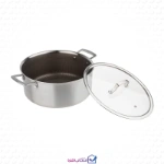 سرویس قابلمه 10 پارچه استیل داخل لیزری ام جی اس مدل 6CWS3110