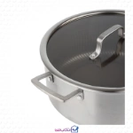 خرید سرویس قابلمه 10 پارچه استیل داخل لیزری ام جی اس مدل 7CWS3110